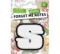Oubliez mes notes autocollantes kart samoprzylepne litera S