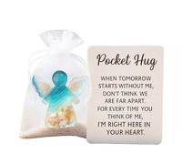 Oubliez moi pas un cadeau d'ange | Keepsake poche angel | Angels Acrylique Inspirational Souvenir Figurine avec carte condoléances | Souviens-toi moi CARDES DÉPARGEMENT CARTES DÉPEAGEKEAPSATS