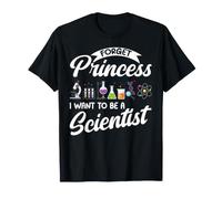 Oubliez Princesse, Je Veux Devenir Scientifique Physics Girls T-Shirt