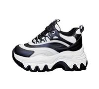OUBOSI Baskets De Haute Qualité pour Femmes, Chaussures De Loisirs, 8cm, Mode, Hauteur Augmentant, Semelle Épaisse, Plateforme De Printemps, Grosses Baskets,Blanc,39