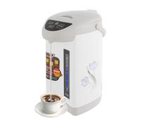 OUBUBY Distributeur d'eau chaude, 4 l, 750 W, bouilloire à thé, bouilloire à vin chaud avec thermostat, 3 quantités d'eau, distributeur d'eau chaude, thermopot, chauffe-eau pour cuisine et bureau