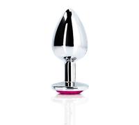 Ouch! Anal Plug En Métal Avec Cœur 7,1 cm