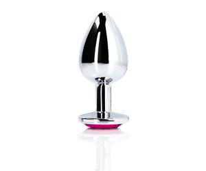 Ouch! Anal Plug En Métal Avec Cœur 7,1 cm