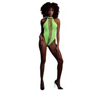 Ouch! - body ouvert phosphorescent - néon vert