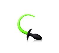 Ouch! Glow in the Dark Puppy Plug Anal Avec Queue 8 Cm