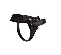 Ouch! Gode-ceinture réaliste noir 20 cm