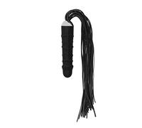 Ouch! Gode martinet Black Whip réaliste en silicone noir