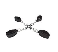 Menottes Poignets et Chevilles Velcro Noires