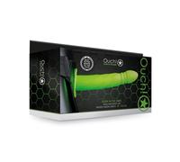 OUCH!-STRAP-ON HUECO TRENZADO - 8/20 CM - BRILLA EN LA OSCURIDAD