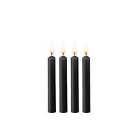 Ouch! Teasing Hot Wax Bougies BDSM 4 Pièces Noir