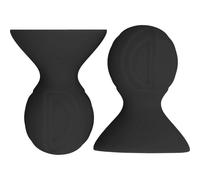 Ouch! Ventouses À Tétons Noires En Silicone