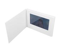 OUCRIY Carte de Vœux Vidéo HD, écran Tactile de 7 Pouces, Mémoire de 4 Go, Brochure Vidéo électronique pour la publicité d'anniversaire