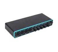 OUCRIY Interface sonore professionnelle, 4 entrées et 4 sorties, 192 kHz haute fidélité XLR TSR TS Port interface sonore USB, interface sonore d'enregistrement par ordinateur de musique, activant