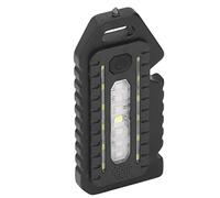 OUCRIY Lampe de poche portable, LED, plusieurs modes d'éclairage, lampe porte-clés, interface de type C, sifflet multifonction, lumière d'urgence