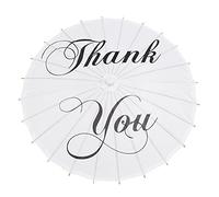 OUCRIY Parapluie en papier blanc 3 types pour décoration de mariage, décoration de mariage, photographie, art, Mr Mrs