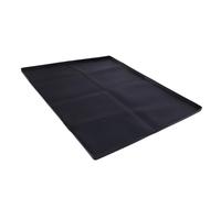 OUCRIY Sèche-linge - Tapis supérieur en silicone - 50 x 60 cm - Ne glisse pas - Protection pour la buanderie, utilisation polyvalente, dessous sûr, facile à utiliser, Noir