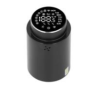 OUCRIY Vanne de radiateur thermostatique intelligente programmable de rechange avec vanne de radiateur numérique, 5-45 °C, pour application Tuya et Smart Life