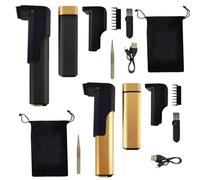 Oud Burner Electric - Brûleur D'encens, Brûleur À Bois parfumsé | Brûleur D'encens Électrique Arabe, Brûleur D'encens Portable, Petit Brûleur D'oud, Porte-encens Sûr Pour Yoga, Spa, Voiture (noir, Or)