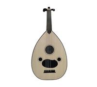 Oud d'Étudiant Débutant Éducatif Instrument de Musique Traditionnel Turc Facile à Apprendre Bois Massif Accessoires Inclus - Taille Unique