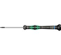 Wera Tournevis électronicien hexagonal 2052 (05118092001) 2,0 mm x 60 mm Noir/vert