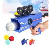 OUDIOHAI Pistolet Boules de Neige, Lanceur de Boules de Neige, Équipement de Lutte Contre Les Boules de Neige, Outils de Jeu de Neige pour l'hiver, Durable et Jouable, pour Enfants et Adultes