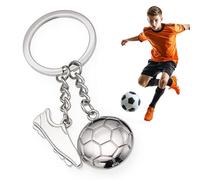 OUDQFCJ 1 pcs Porte-clés Football, Cadeaux pour Garçons et Fans de Football, Accessoire pour Joueurs, Entraîneurs et Écoles de Sport