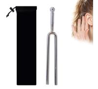 OUDQFCJ 1 pièce Accordeur, Diapason en Acier Inoxydable A440 Hz, Accordeur de Guitare, A 440Hz en Acier Inoxydable, pour Instrument Accordeur de Guitare Violon Medical (Argent)