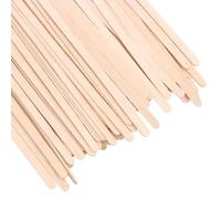 OUDQFCJ 200 pcs Bâtonnets en bois jetables Bâtonnets de café jetables Palettes à café Bâtonnets en bois artisanaux