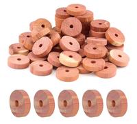 OUDQFCJ 24 pièces Bois de Cèdre - Protection naturelle contre les mites, produit naturel, Excellente protection pour armoire, Anti Mites Textiles