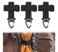 OUDQFCJ 3 pièces pour Gants de Travail, Ceinture, Pince Multi-usages pour Jardins, Chantiers de Construction, attache gant
