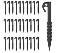 OUDQFCJ 30 Pièces Piquets de Fixation Robustes pour Câbles de Tondeuse Robot, Accessoires pour Tondeuse à Gazon Sans Fil, Crochet, Compatible Husqvarna, Gardena, Worx, Bosch