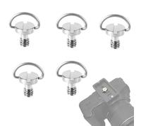 OUDQFCJ 5 Pcs Vis à Anneau D DSLR Rapide Vis Montage CaméRa pour TréPied de CaméRa Monopode 1-4" Pouces Plaque de DéGagement Rapide Adaptateur de Vis Accessoires de CaméRa