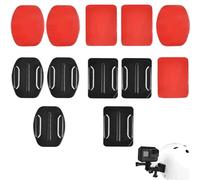 OUDQFCJ 6 Pièces Pads, Supports Incurvés et Plats, Fixation avec Autocollant, pour GP, Caméras d'action, Compatible avec Hero 13, 12, 11, 10, Max, 9, 8, 7, 6, 5, 4, Session, DJI Osmo Action