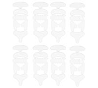 OUDQFCJ Autocollants anti-rides réutilisables, 8 feuilles, Lift Forehead and Face, Silicone Stickers, Facial Patches, Soothing Fine Lines and Wrinkles, Lift Face and Skin Preventive