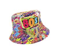 OUDQFCJ Bob Retro Années 80 et 90 pour Hommes et Femmes, Hip Hop,Accessoire Vintage Mode, Bob Homme Années 80