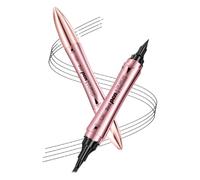 OUDQFCJ Crayon Sourcil, Stylo Liquide 2 en 1, Imperméable, Longue Durée, Schweißfest, Wischfest, Magique avec Pointe Micro-Fourche, Feutre sourcil, Crée un Aspect Naturel, Maquillage (Brun Foncé)