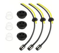 OUDQFCJ filtre à essence (9 pièces), Kit de remplacement de durite et joint d'étanchéité, Tuyau débroussailleuse 4mm universelle, Pièces détachées pour coupe-herbe