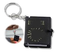 OUDQFCJ Lot de 1 mini porte-clés de la Bible,mini pendentif de la Bible, porte-clés religieux, Jésus, chrétien, cadeaux, porte-clés de livre pour idée cadeau de baptême
