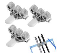 OUDQFCJ Lot de 3 Porte-stylos en Acier Inoxydable, Accessoire Infirmière Clip pour Blouse Médicale, Support Stylo pour Uniforme Médecin et Infirmière, Porte-Notes Argenté