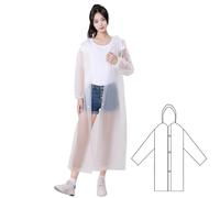 OUDQFCJ Poncho de Pluie Réutilisable Unisexe pour Vélo, Randonnée, Camping, Pêche, Concert, Stade, Festival