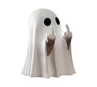 OUDQFCJ Statue d'esprit mignon,1 pièce,figurines d'esprit du majeur,fantômes effrayants 2025,figurine fantôme d'Halloween,statue de bureau,décoration pour l'extérieur et l'intérieur