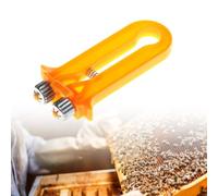 OUDQFCJ Tendeur de Fil, Outil D'Apiculture, Fil pour L’apiculture, Tendeur de Câble pour Cadre de Ruche, Sertisseur Outil, Equipement Apiculture, Leve et Tendeur Grillage (Jaune)