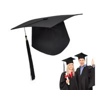 OUDQFCJ Toque Diplome Chapeau de Diplomé Unisexe, Chapeau d'étudiant Réglable, Graduation Cap pour Remise de Diplôme Université Lycée