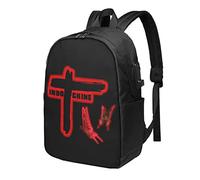 Oudrspo Backpack for Indochine Backpack d'ordinateur portable décontracté léger avec port de charge USB, sac à dos de voyage pour hommes et femmes, sac à dos d'ordinateur d'affaires