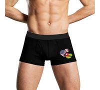 Oudrspo Boxer pour Hommes, sous-vêtements Doux, Short Extensible, Maillot de Sport Sexy, Drapeau américain du Togo