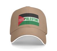 Oudrspo Casquette Free Palestine, Je Soutiens la Palestine, Casquette de Camionneur, priez pour la Palestine, Casquette de Baseball Forte pour Hommes et Femmes, Noire