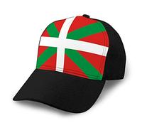 Oudrspo Casquettes de Baseball Chapeaux Taille Ajustable Drapeau du Pays Basque en Espagne Taille Ajustable