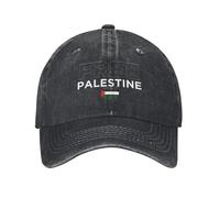 Oudrspo Chapeau en Denim délavé pour Femmes et Hommes, Casquette de Palestine Gratuite, à la Mode, Chapeau de Camionneur