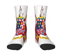 Oudrspo Chaussettes amusantes avec drapeau de l'Alabama pour hommes, chaussettes amusantes et colorées à motifs