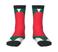 Oudrspo Chaussettes amusantes pour hommes avec drapeau du Bangladesh, amusantes, folles, cool et colorées à motifs